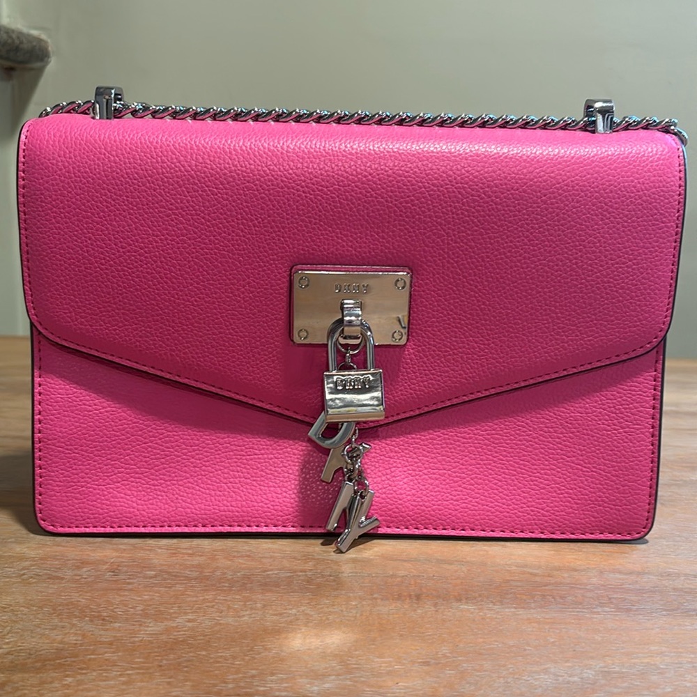 Pink DKNY Elissa shoulder bag NWOT